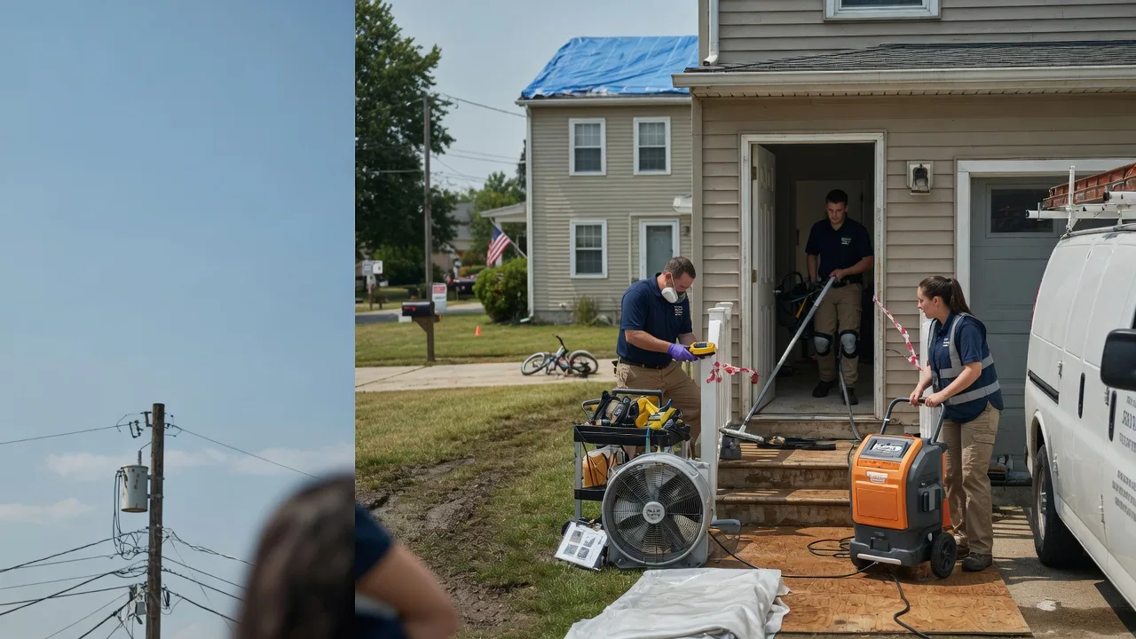 Water Damage Repair in Heidrick, KY near me